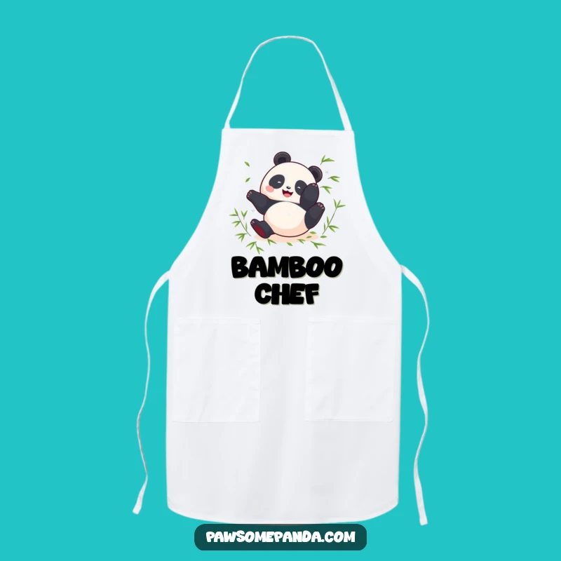 Funny Panda Somersault Apron - Kitchen Fun & Perfect Gift