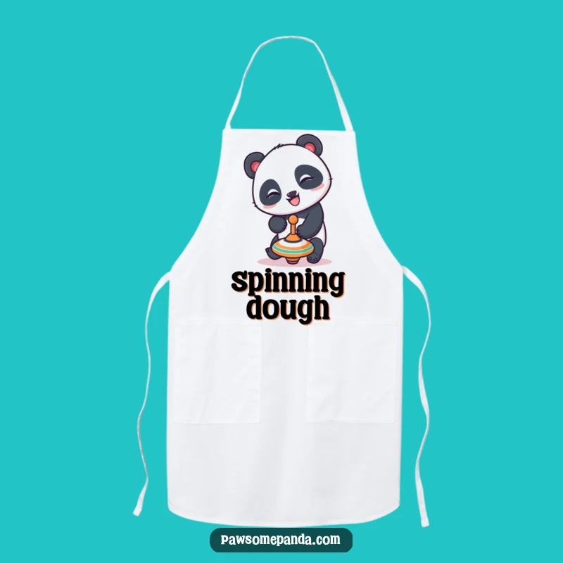 Funny Panda Balancing Apron: Cook with Playful Precision!