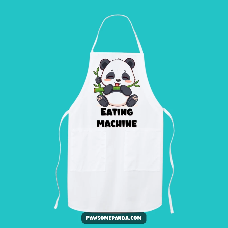 Funny Panda Bamboo Bliss Apron - Kitchen Calm & Cute Cooking Wear