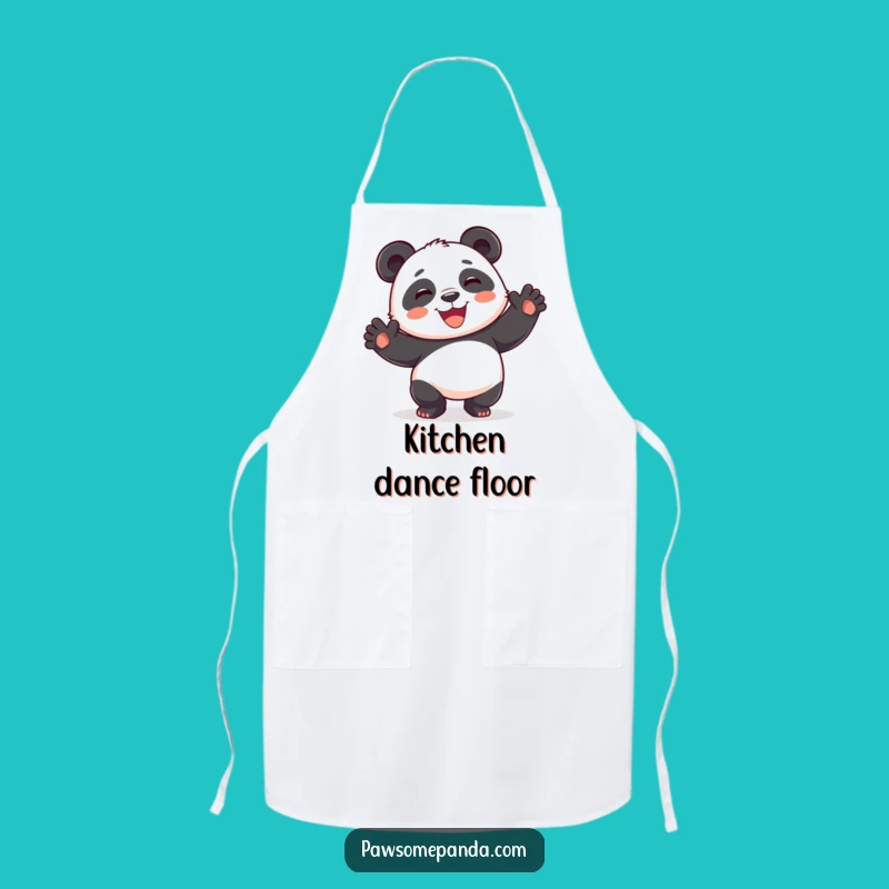 Funny Playful Panda Dance Apron - Cook with Choreographed Comedy