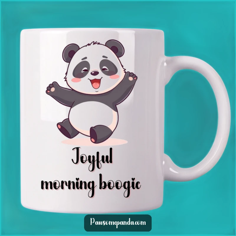 Funny Panda Dance Mug: Clumsy Happy Celebration Gift For Joyful People