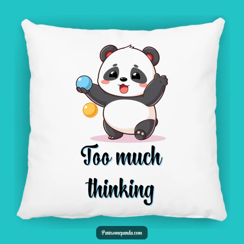 Comfy Funny Chubby Panda Juggling Pillow - Cute & Hilarious Home Decor Accent