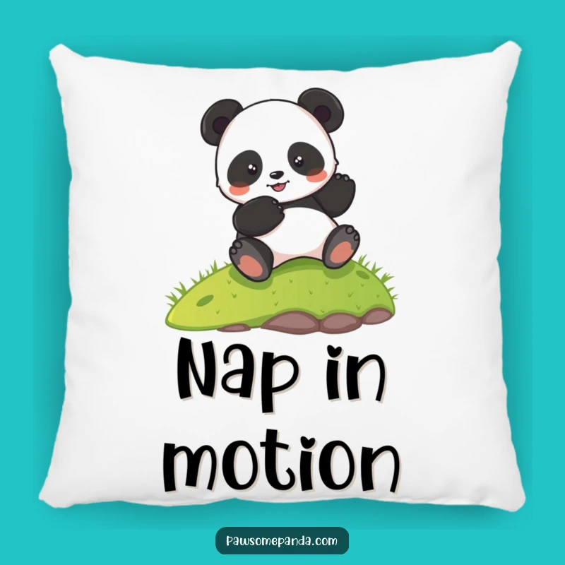 Funny Panda Rolling Pillow: Soft & Hilarious Comfort for Your Couch