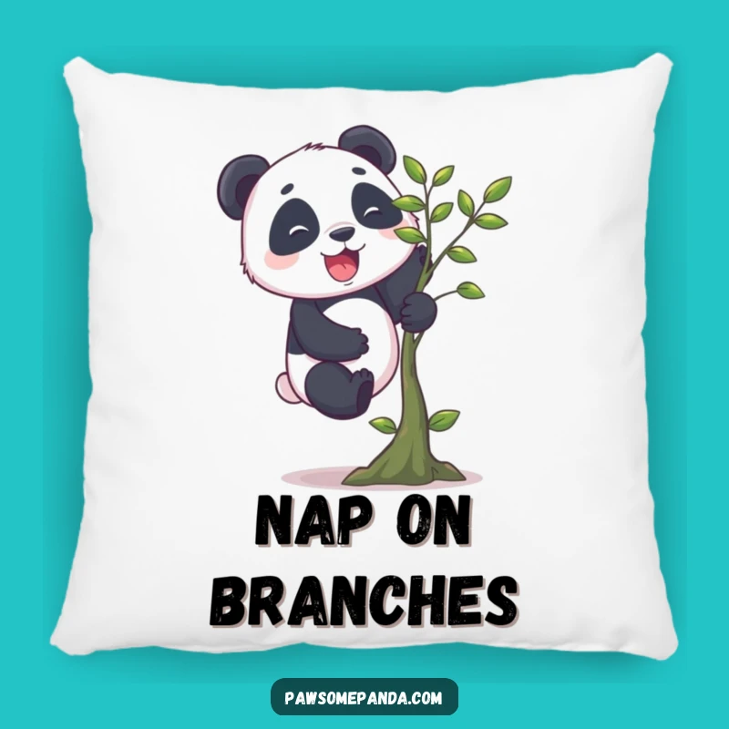 Funny Panda Climbing Pillow: Cozy Comfort for Adventure Lovers!
