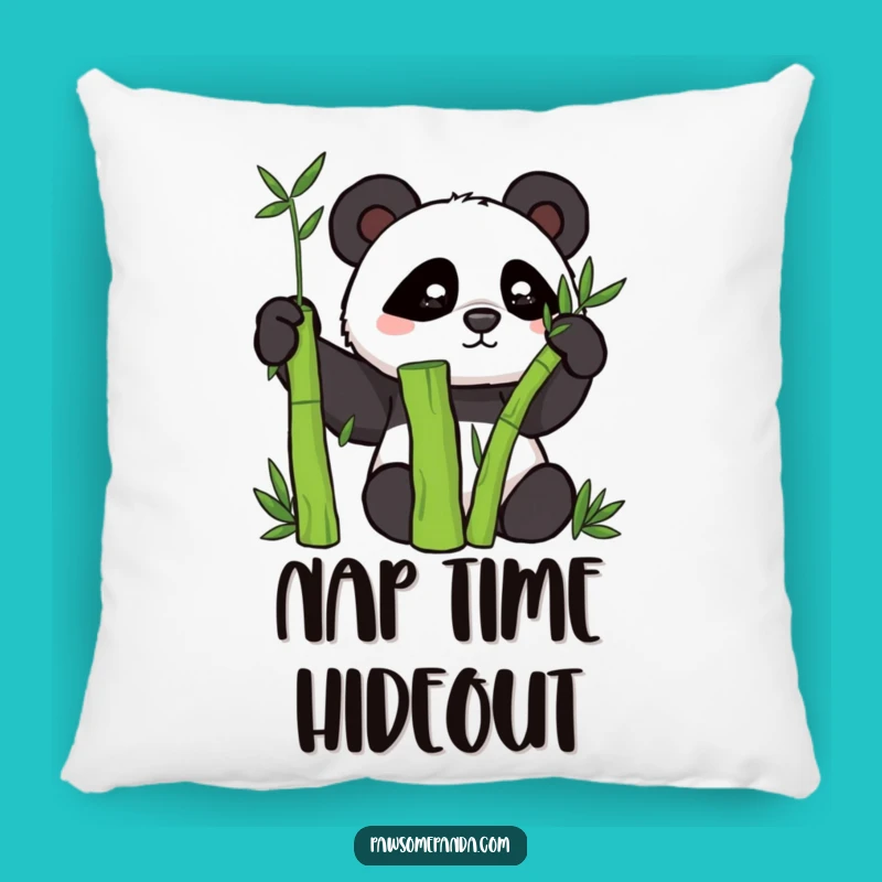 Soft Funny Panda Bamboo Pillow - Cozy Hideaway Gift