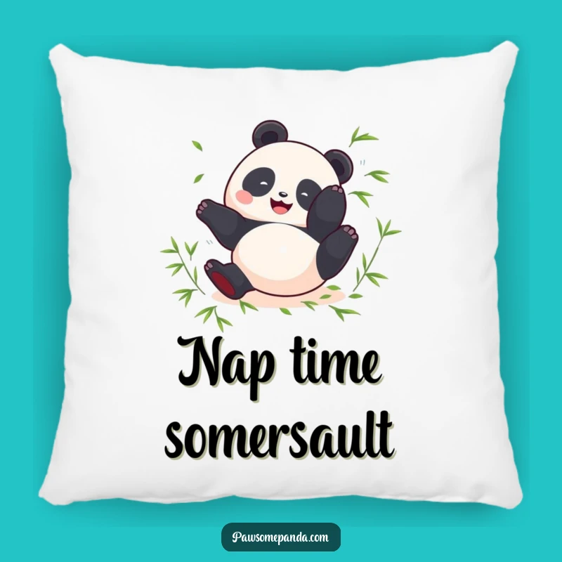 Funny Panda Somersault Pillow - Comfort & Playfulness Perfect Gift