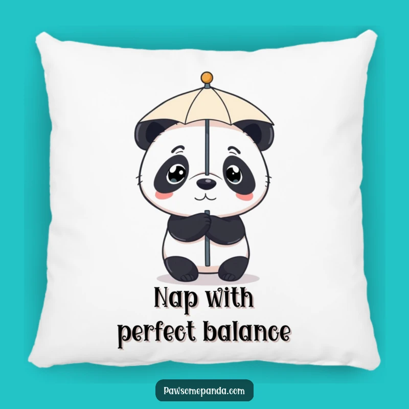 Funny Panda Umbrella Nose Pillow: Cozy Determined Companion Funny Gift