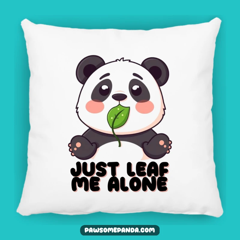 Soft Funny Panda Leaf Nose Pillow - Comfy Couch Companion Gift