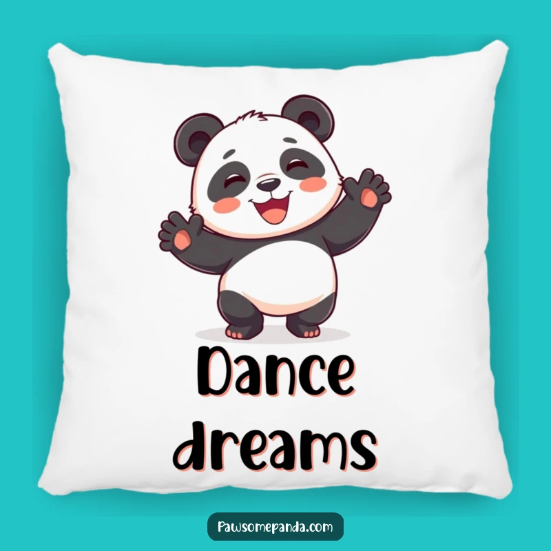 Soft Funny Playful Panda Dance Pillow - Cuddle Up with Comedy