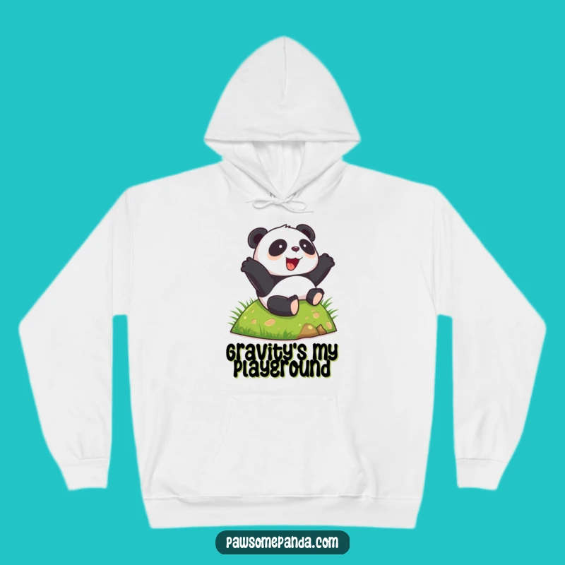 Cozy Funny Happy Panda Rolling Hoodie - Embrace the Fun and Warmth