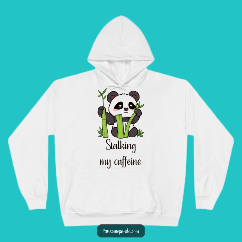 Cozy Funny Panda Bamboo Hoodie - Warm & Sneaky Gift