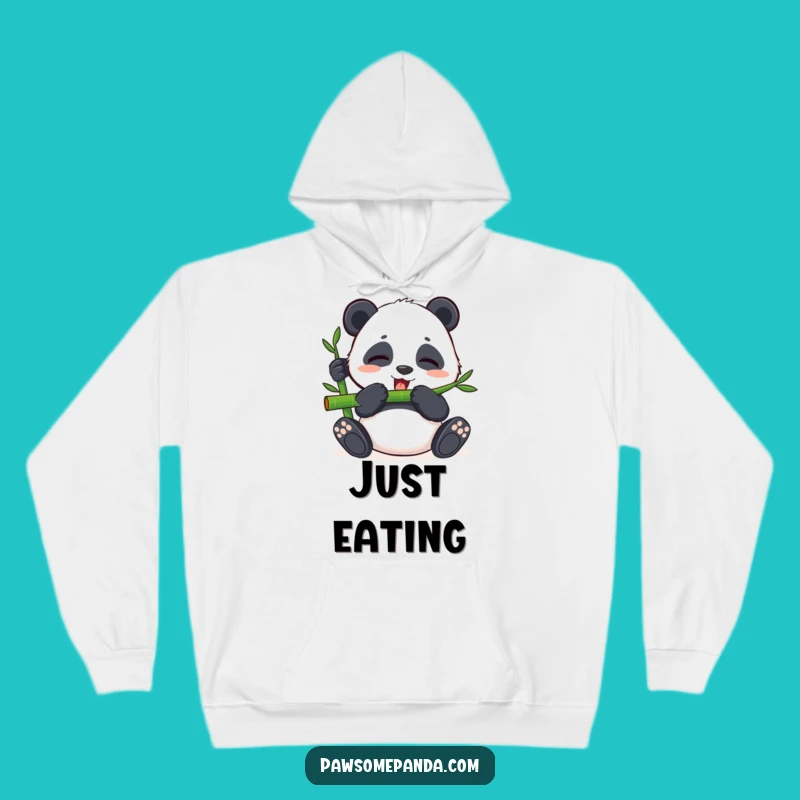 Funny Panda Bamboo Bliss Hoodie - Cozy & Serene Hooded Sweatshirt