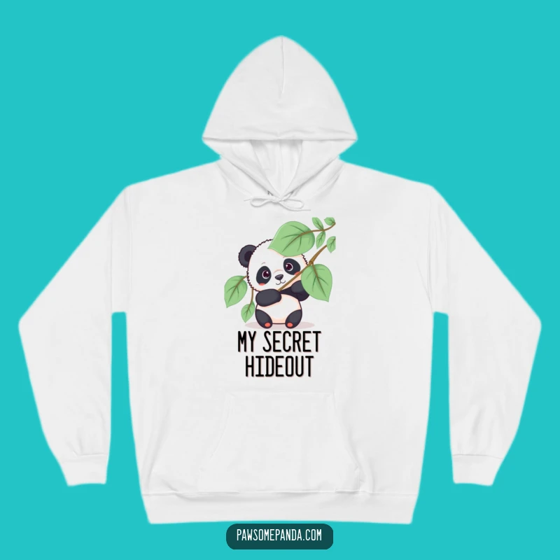 Funny Panda Fan Peek Hoodie - Cozy & Hilarious Comfort