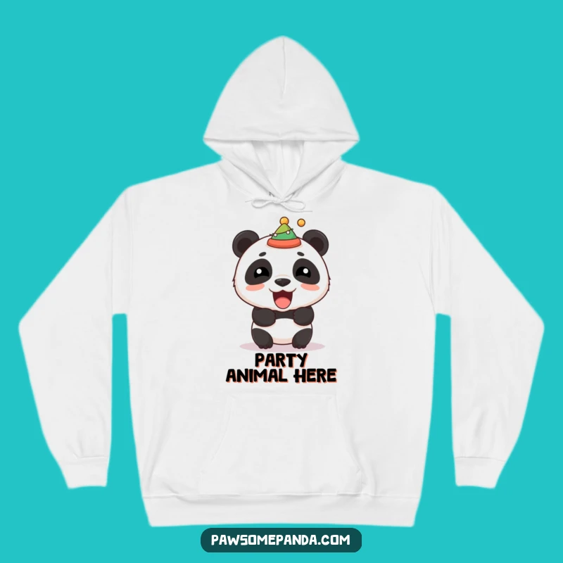 Funny Panda Roar Hat Hoodie - Cozy & Festive Hooded Sweatshirt