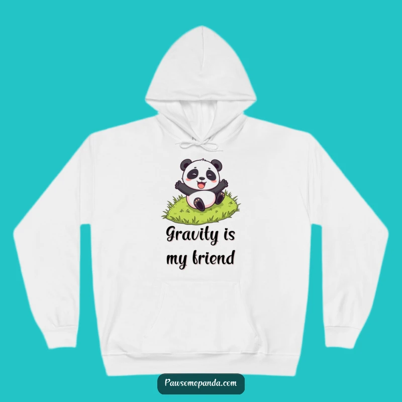 Funny Rolling Panda Hoodie: Cozy Up with Hilarious Animal Adventure Vibes