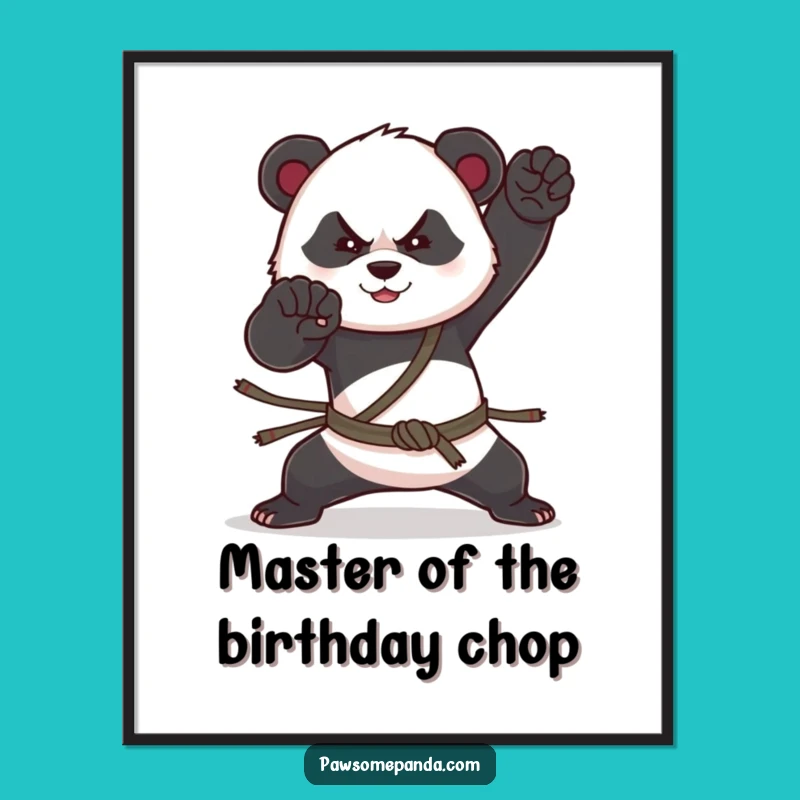 Free Printable Wall Art: Kung Fu Panda Pose, Dynamic Downloadable Decor for Martial Arts Fans!