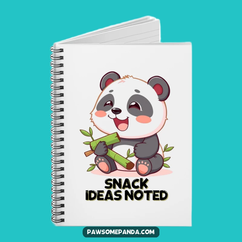 Funny Kawaii Panda Munching Notebook: Journal Panda Art, Cute Funny Gift for Notes