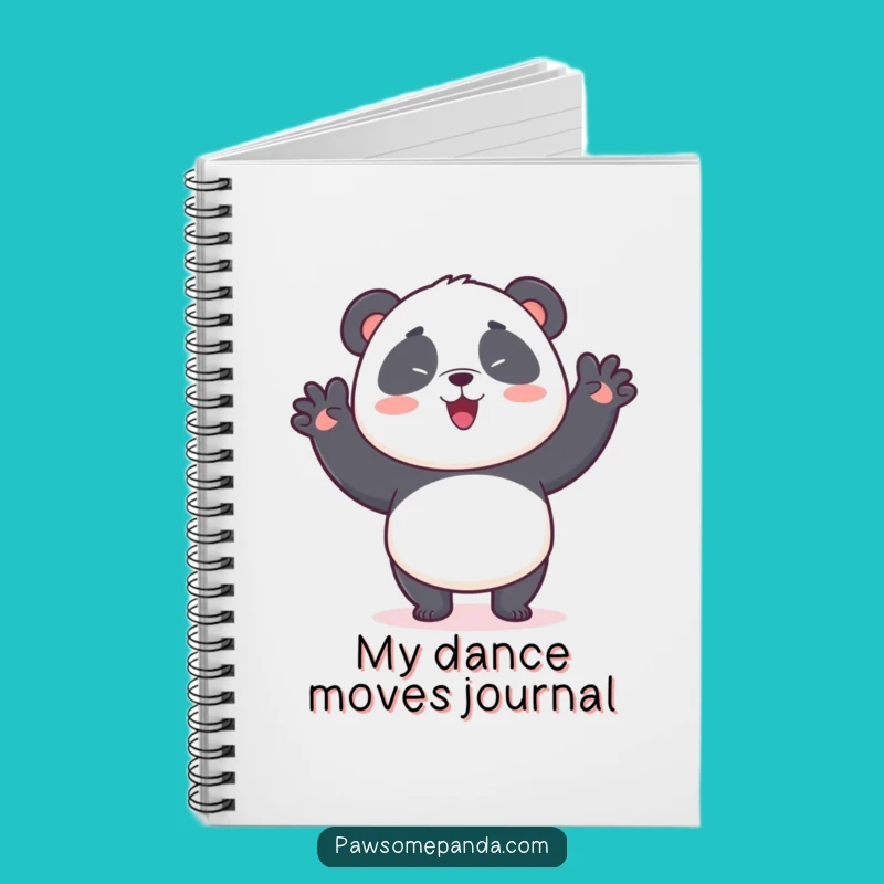 Funny Kawaii Panda Wiggle Dance Notebook: Journal Panda Art, Cool Funny Gift for Writers