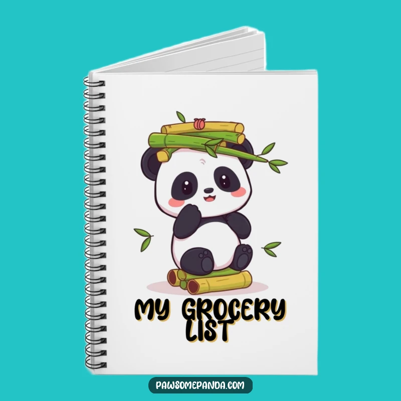 Funny Panda Notebook: Bamboo Balancing Act, Journal Gift Idea
