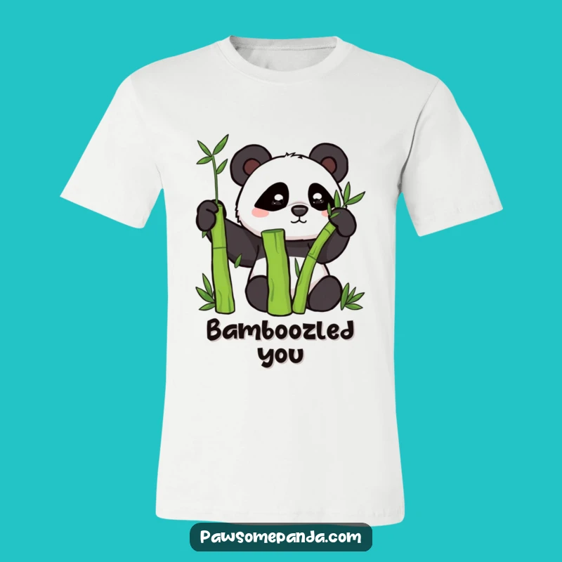 Funny Panda Bamboo T-Shirt - Stealthy Animal Tee Gift