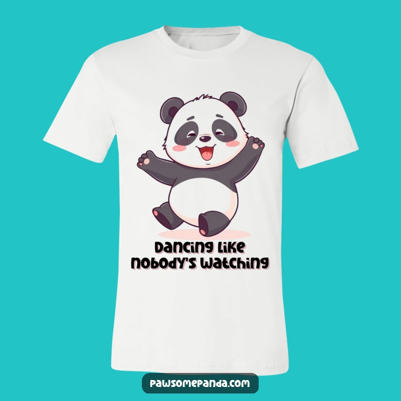 Funny Panda Dance T-Shirt: Clumsy Joyful Celebration Tee Gift