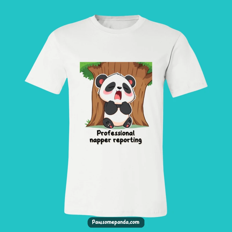 Funny Sleepy Panda Yawn T-Shirt: Cozy Comfort, A Hilarious Funny Gift!