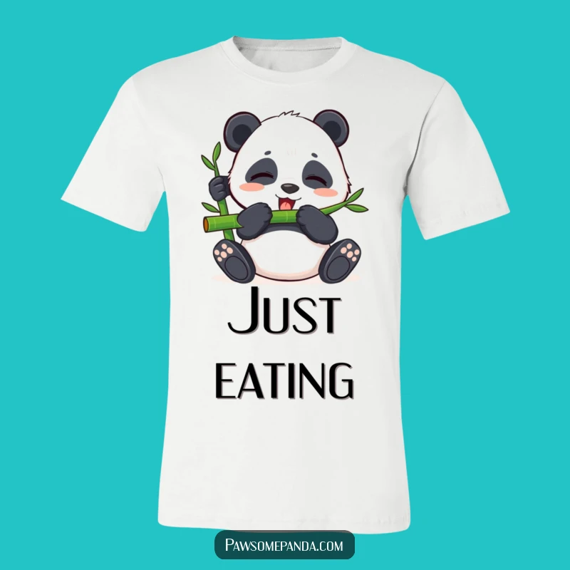 Funny Panda Bamboo Bliss T-Shirt - Relaxed Animal Lover Tee