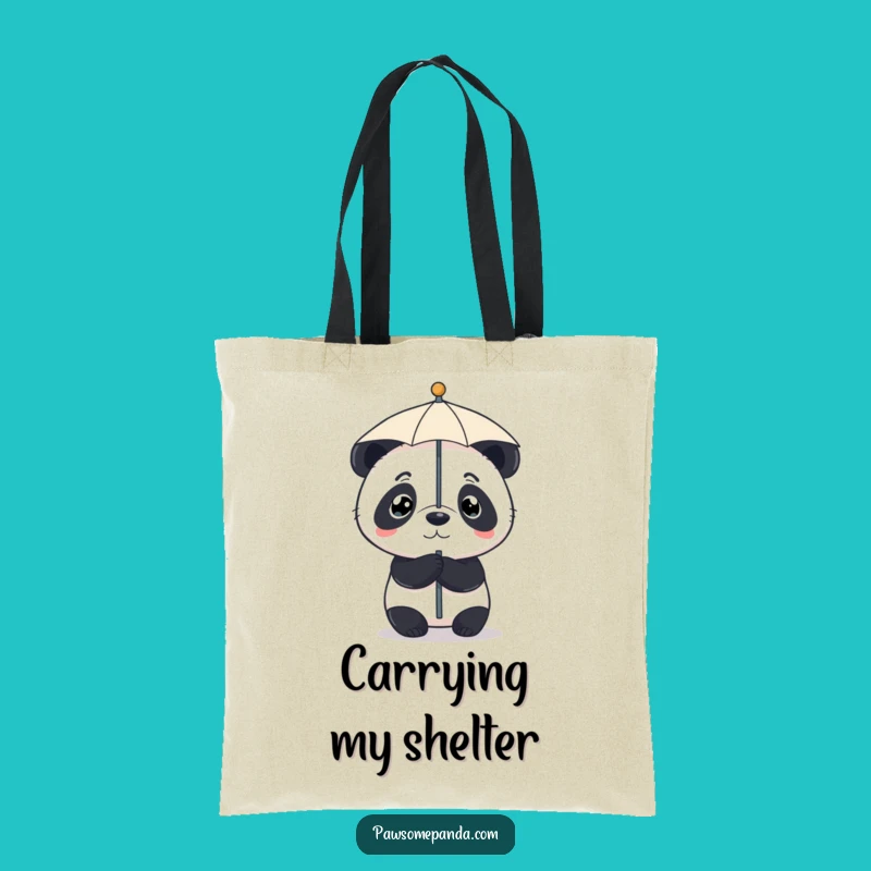 Funny Panda Umbrella Nose Tote: Determined Accessory Funny Gift